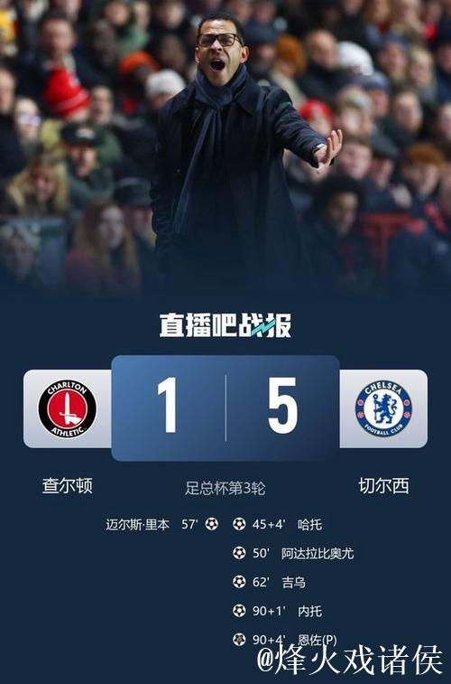 哈托破门闪耀 切尔西5-1横扫查尔顿晋级足总杯32强
